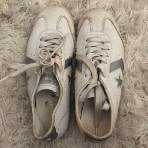 Used Converse leather sneakers